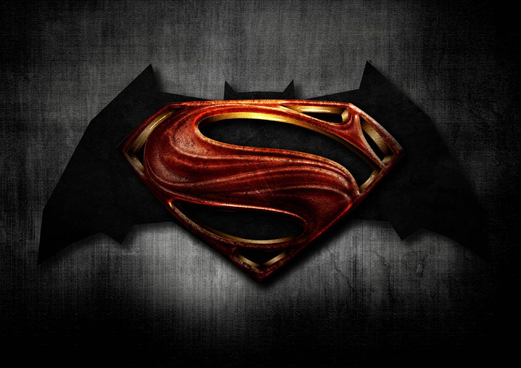 蝙蝠侠, 超人的标志, 正义联盟, 蝙蝠车, 面罩 壁纸 3508x2480 允许