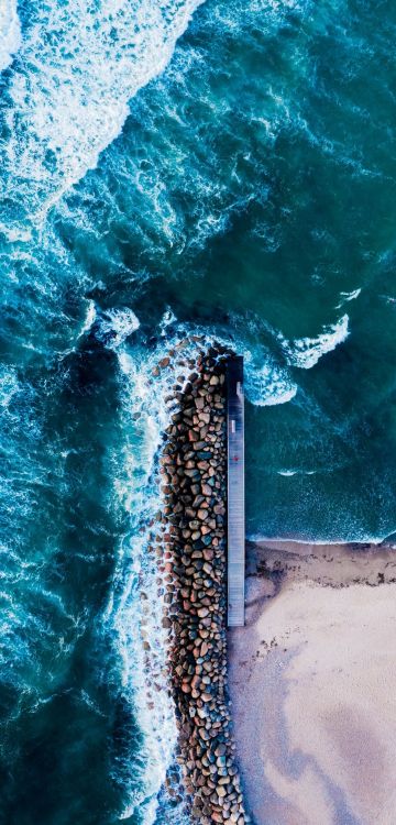 调色板, 木, 水上, 和阴影的色彩, 电蓝色的 壁纸 1080x2248 允许
