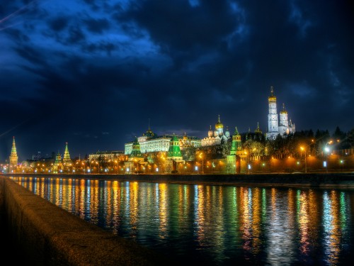 Image city skyline during night time