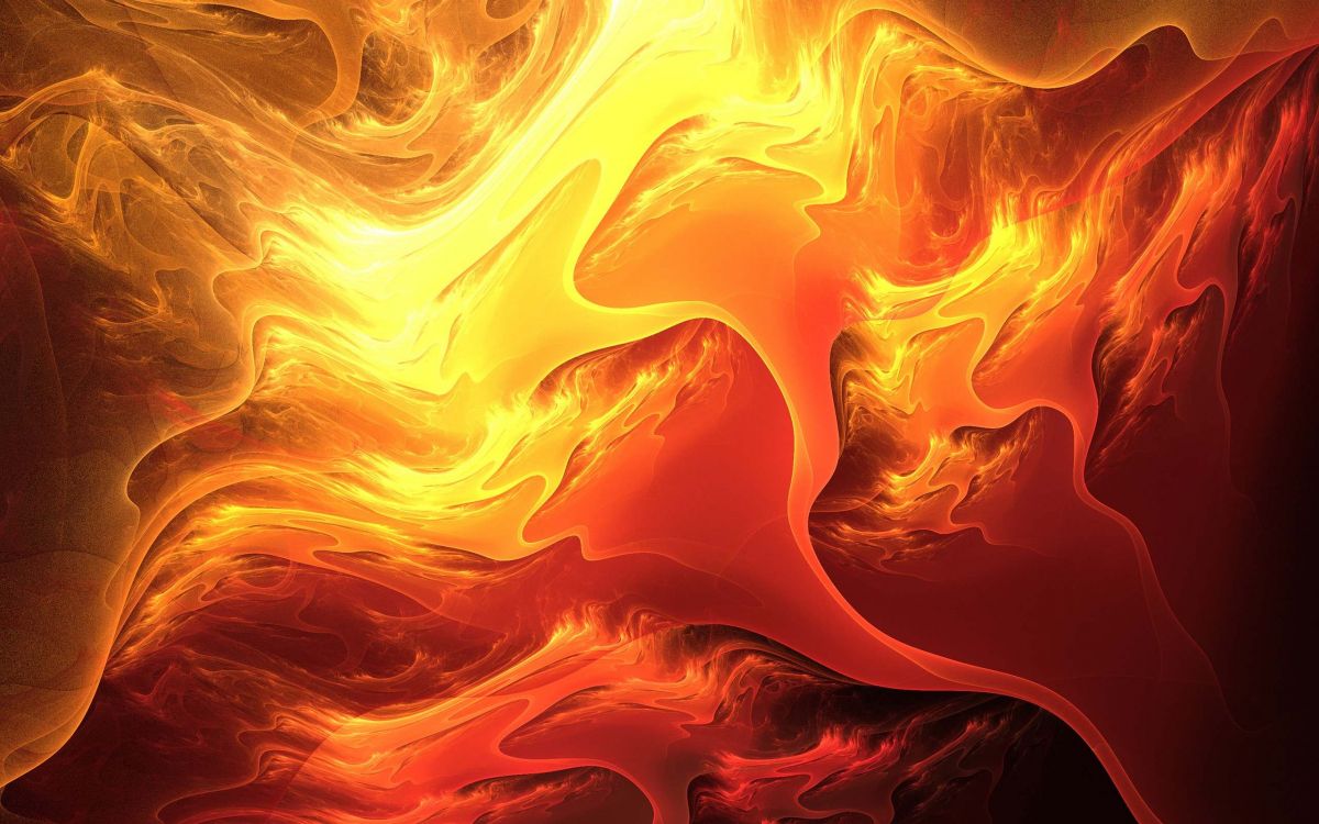 Gelbe Und Rote Abstrakte Malerei. Wallpaper in 2560x1600 Resolution