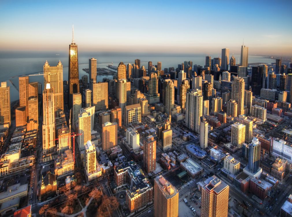 aerial view of city buildings during daytime