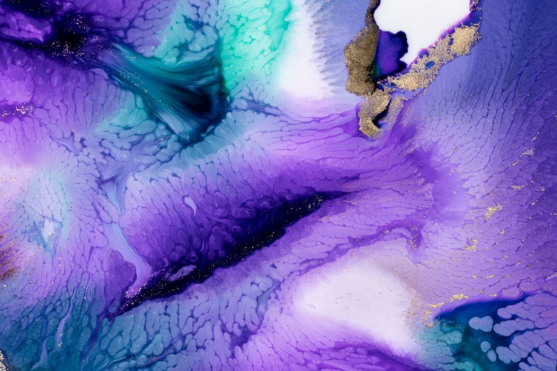 数码艺术, 艺术, 抽象艺术, 紫色的, 紫罗兰色 壁纸 3840x2562 允许