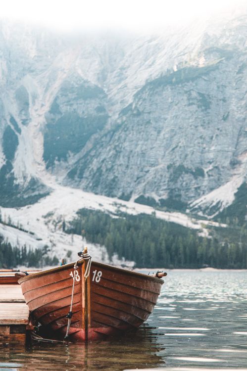 Water Transportation, Boat, Fjord, Mountain, Lake. Wallpaper in 4049x6074 Resolution