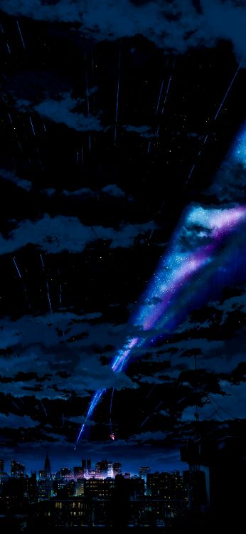 Anime, Portrait, Kunst, Poster, Branch. Wallpaper in 1440x3120 Resolution