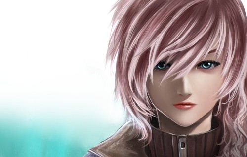 Image pink haired male anime character