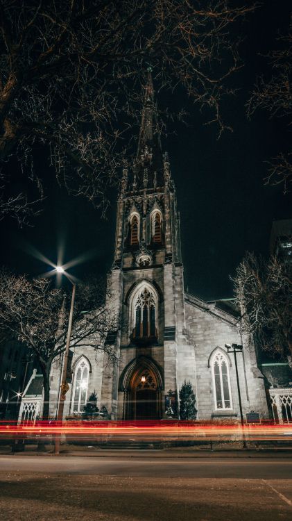 white and brown concrete church