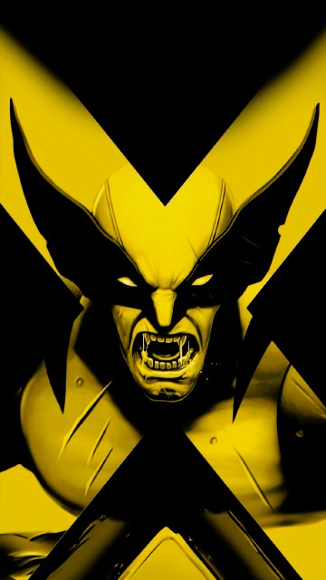 Image wolverine pc, wolverine, tablet, head, black