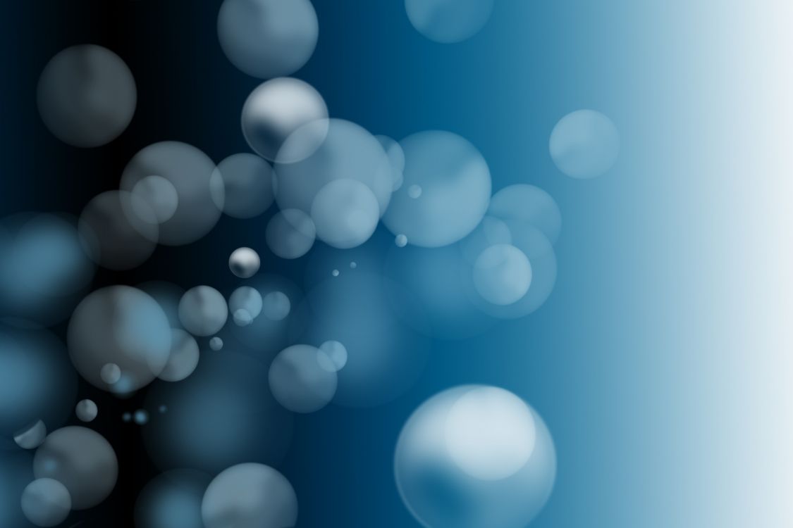 Bokeh Léger Bleu et Blanc. Wallpaper in 2700x1800 Resolution