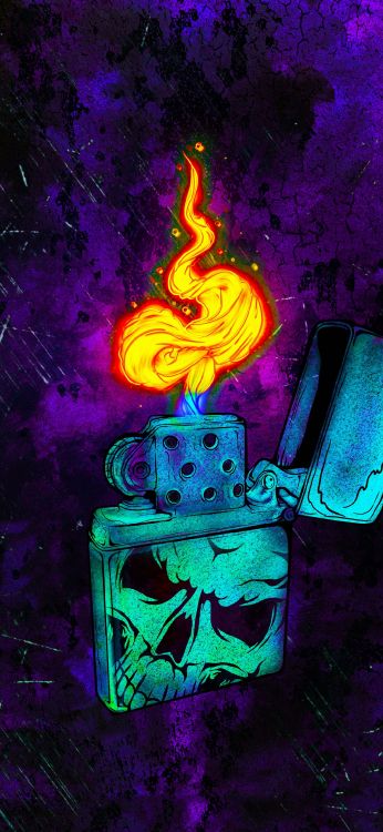 Kunst, Licht, Purpur, Blau, Gas. Wallpaper in 1080x2340 Resolution