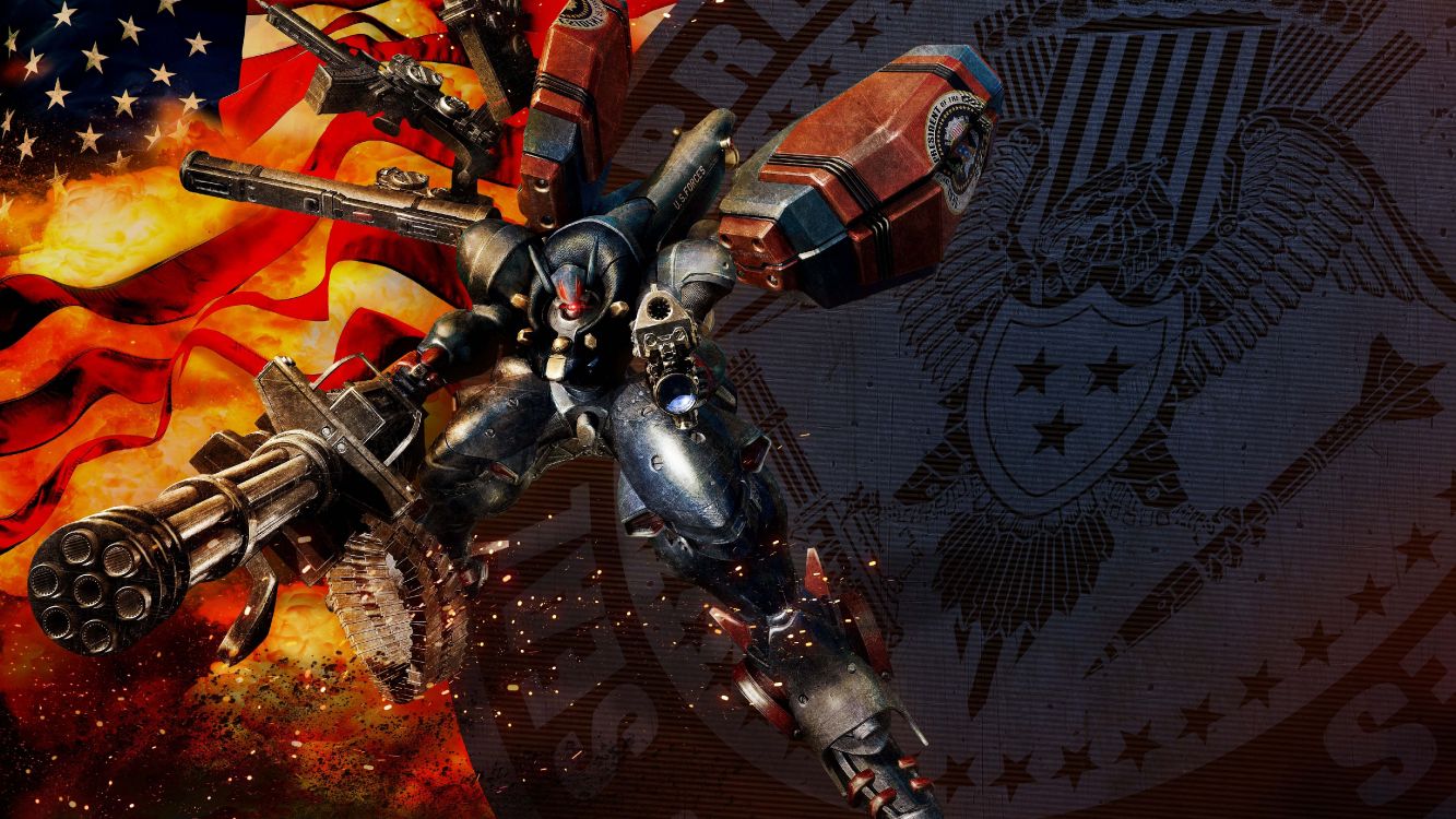 Metal Wolf Chaos, Digital Zurückgeben, Allgemeine Spielhalle, Playstation 4, Actionspiel. Wallpaper in 5120x2880 Resolution