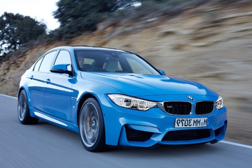 Image blue bmw m 3 on road during daytime