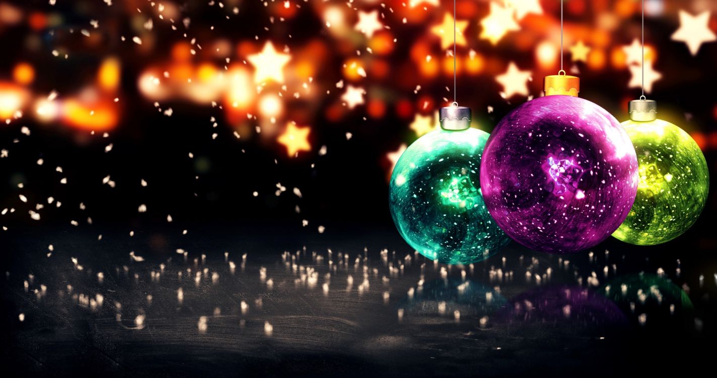 Christmas Day, Space, Christmas Decoration, Night, World. Wallpaper in 4096x2160 Resolution