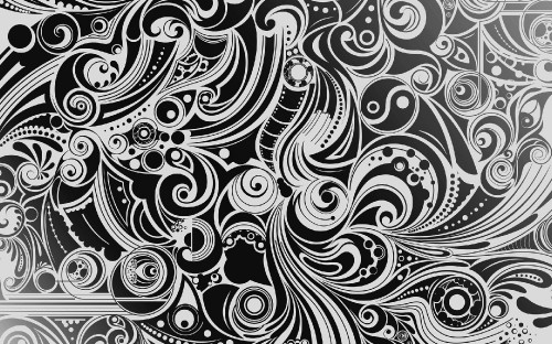 Image black and white circle pattern