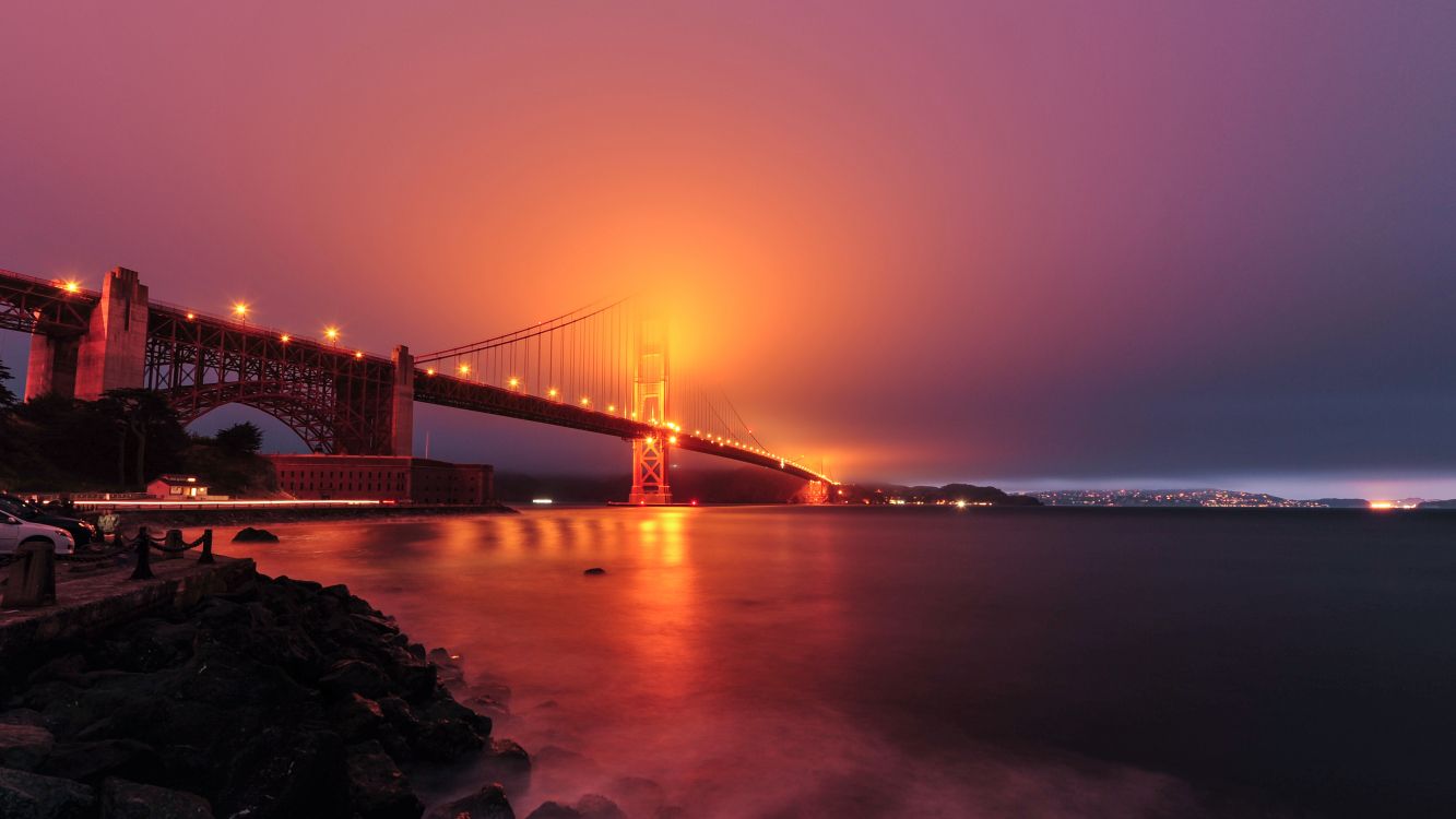 Golden Gate Bridge San Francisco Kalifornien. Wallpaper in 6000x3375 Resolution