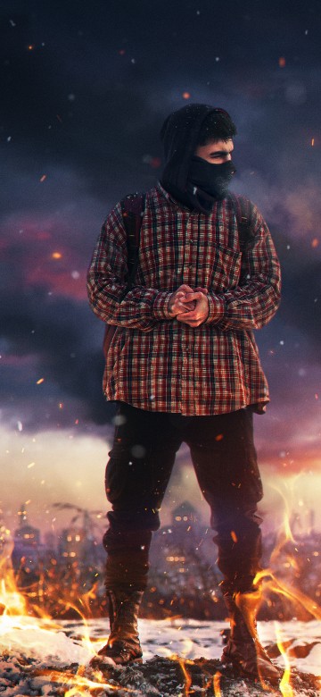 Image wisgoon - social network, human, tartan, standing, People in nature