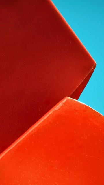 Image red and blue plastic toy