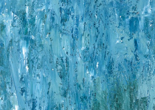 Image blue and white abstract painting