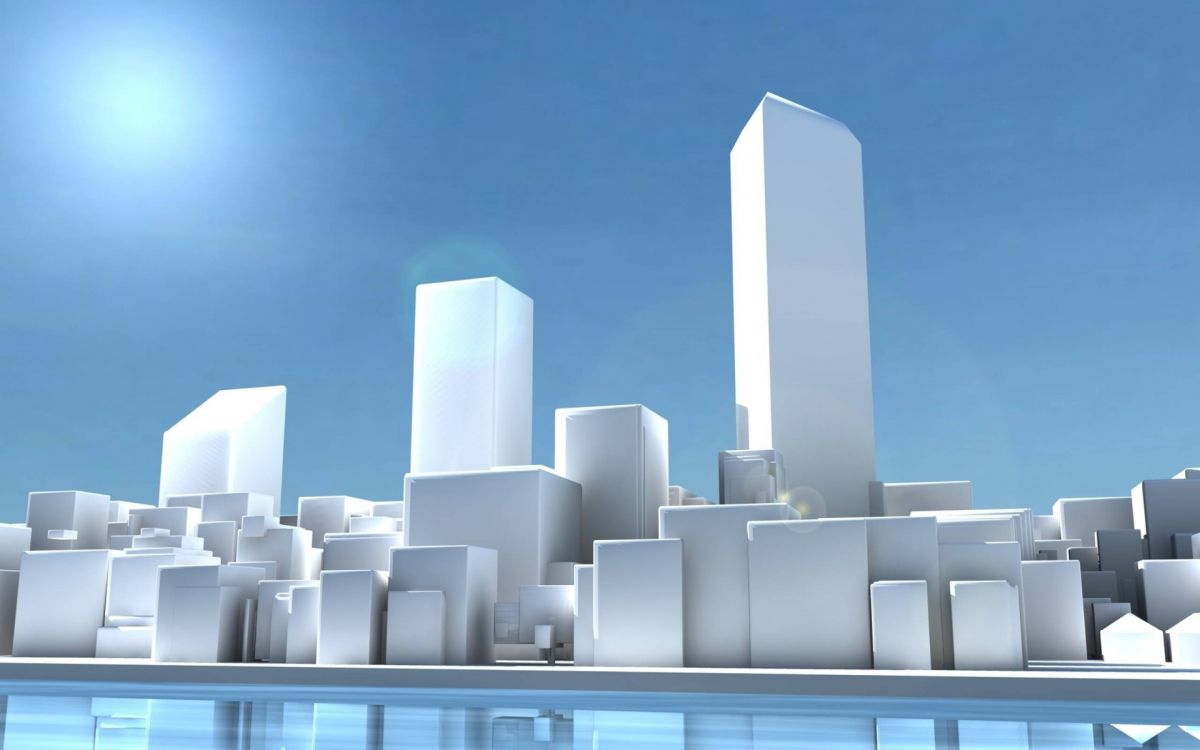 酒店, 光, Azure, 塔块, 建筑 壁纸 2880x1800 允许