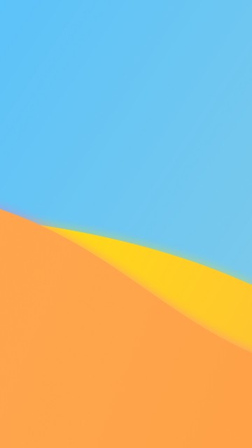 Image apples, iOS 14, slope, mountain, natural landscape