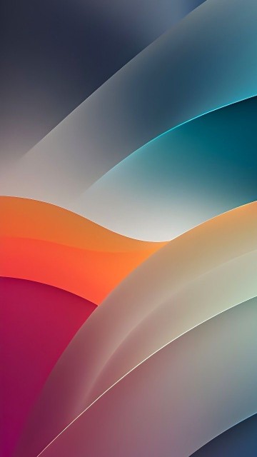 Image colored, smartphone, red, orange, design