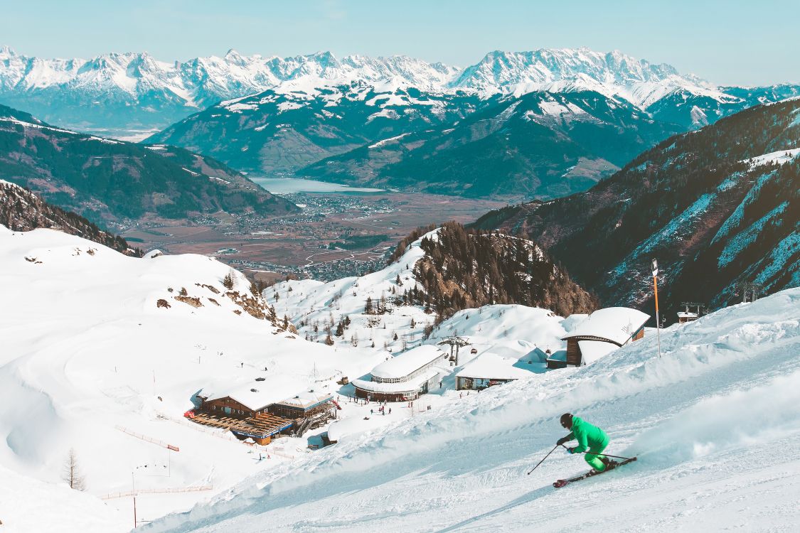 Skigebiet, Skifahren, Resort, Schnee, Bergigen Landschaftsformen. Wallpaper in 6681x4454 Resolution